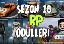 SEZON 18 RP ÖDÜLLERİ