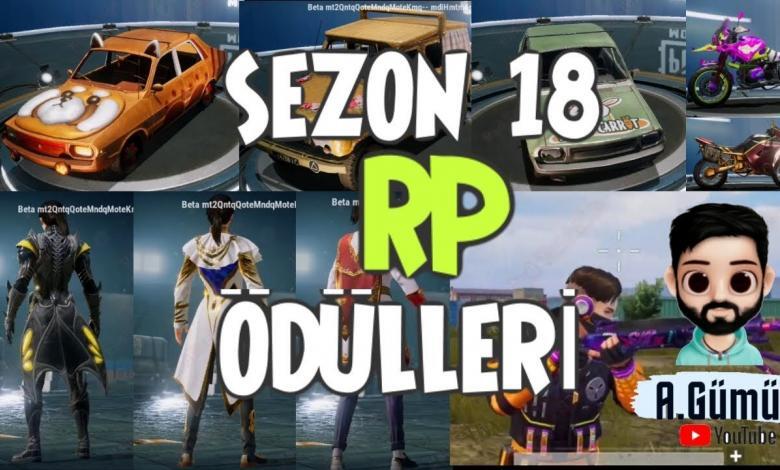 SEZON 18 RP ÖDÜLLERİ