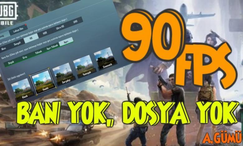 Ban Yemeden 90 FPS Garantisi!! Pubg Mobile 90 FPS Yapma