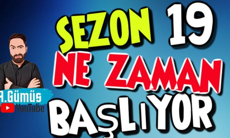 Pubg mobile 19 sezon ne zaman