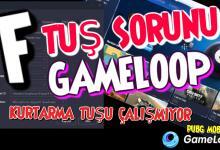 pubg mobile f tuşu çalışmıyor