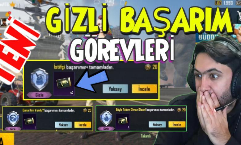 pubg mobile başarım görevi