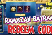 ramazan bayramı redeem code