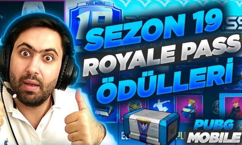 sezon 19 royale pass ödülleri