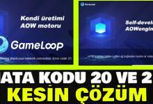 gameloop hata kodu 21