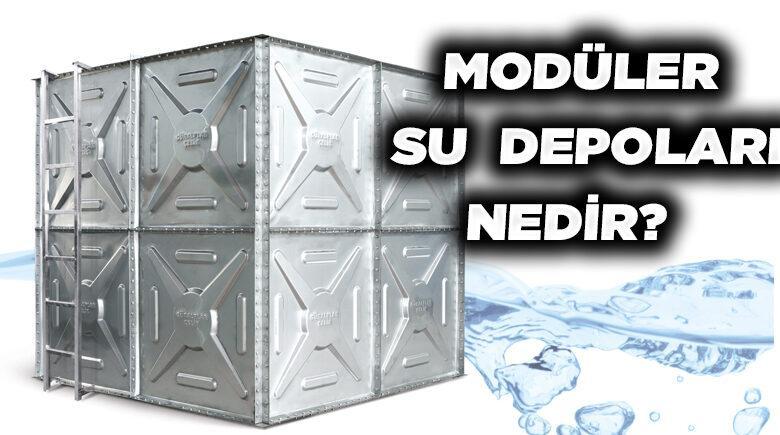 modüler su depoları